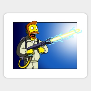 Hank Scorpio Ghostbuster Magnet